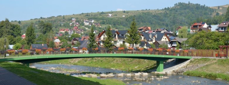 Szczawnica – promenada nad Grajcarkiem